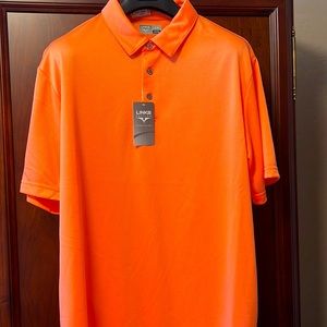 Brand New Link Edition Polo Performance Golf beautiful rare color Fusion Coral!